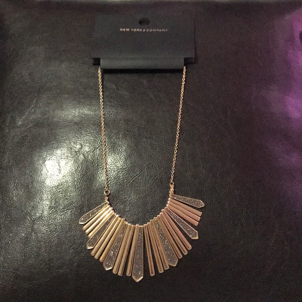 New York and Company Gold tone Necklace.